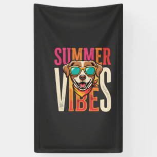 Sommerlaune Hunde Sonnenbrille Banner