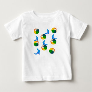 Sommerlaune Toddler Rüschen-T-Shirt, Weiß Baby T-shirt