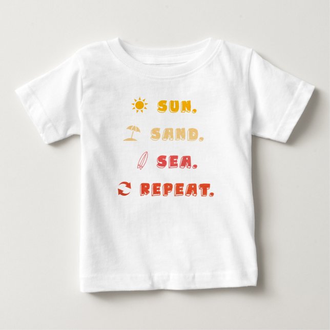 Sommerlaune Toddler T-Shirt - Spaßiger Sommer vora (Vorderseite)