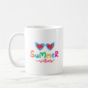 Sommerlaune Und Sonnenbrille Kaffeetasse