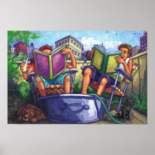 Sommerlektüre Poster