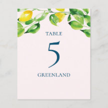 Sommerlemonen und Blattname