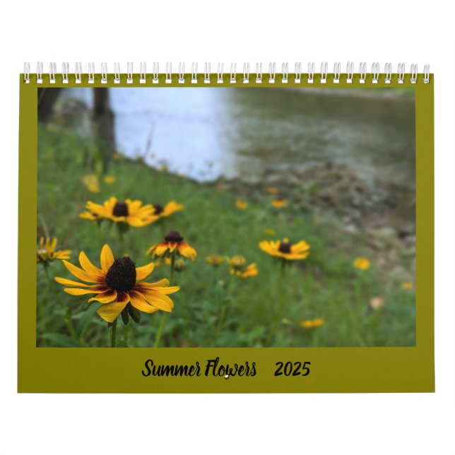 Sommerliche Blume 2025 Kalender (Titelbild)