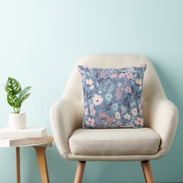 Sommerliche Blume Abstrakt Kissen
