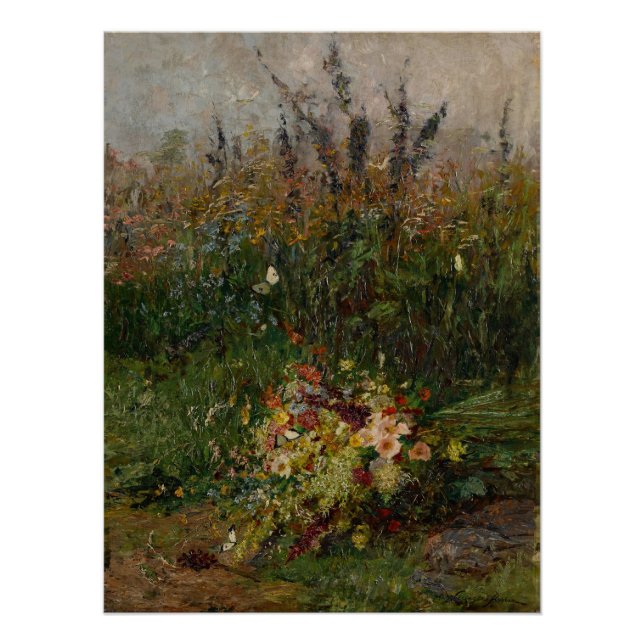 Sommerliche Blume des Feldes Poster (Vorderseite)