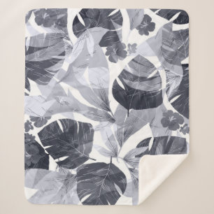 Sommerliche Blume in Aquarellen Sherpadecke