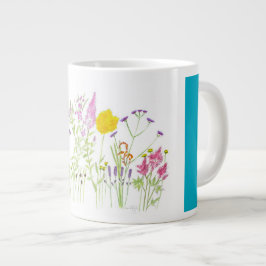 Sommerliche Blume Jumbo-Tasse