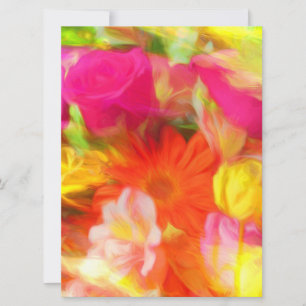 Sommerliche Blume Karte