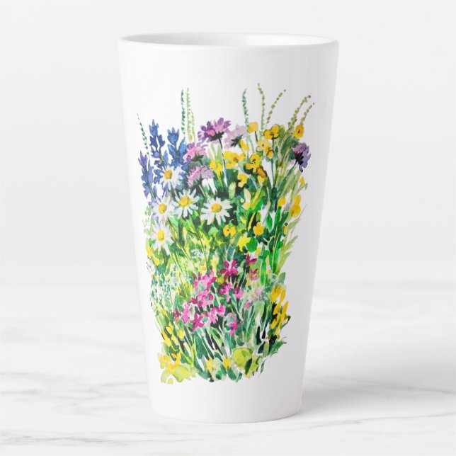 Sommerliche Blume Milchtasse (Vorderseite)