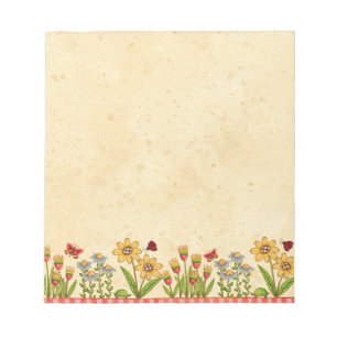 Sommerliche Blume Notizblock