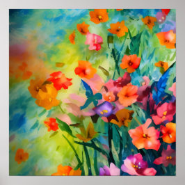 Sommerliche Blume Poster