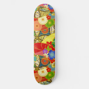 Sommerliche Blume Skateboard