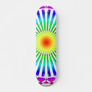 Sommerliche Blume Skateboard