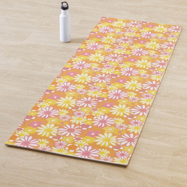 Sommerliche Blume Yoga Mat Yogamatte (Beispiel)