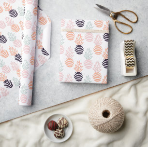 Sommerliche bunte Ananas-Fruchtmuster Geschenkpapier
