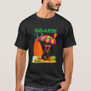 Sommerliche Dackel Geschenke Funny Dackel Dog Beac T-Shirt