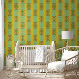Sommerliche Floral-Retrospektive Tapete