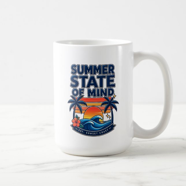 Sommerliche Geisteshaltung Kaffeetasse (Rechts)