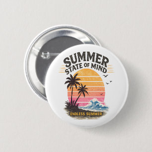 Sommerliche Gemütsverfassung Vintage Button