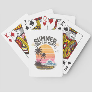 Sommerliche Gemütsverfassung Vintage Spielkarten