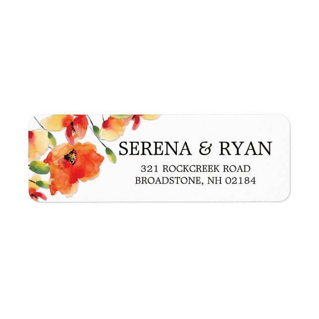 Sommerliche Goldene Mohn-Hochzeit (Vorne)