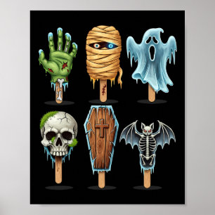 Sommerliche Horror Filmaufnahmen Halloween Poster