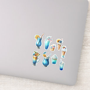 Sommerliche Leckereien Aufkleber