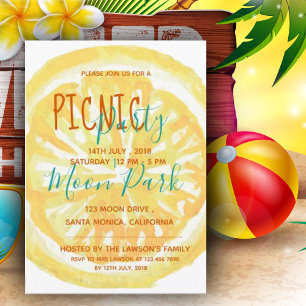 Sommerliche Party Einladung