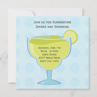 Sommerliche Party Einladung