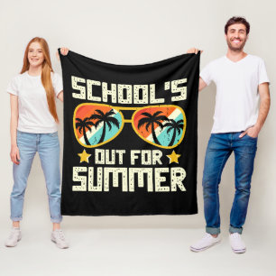 Sommerliche Schule Fleecedecke