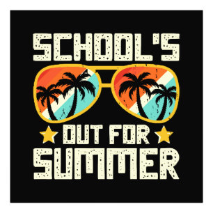 Sommerliche Schule Fotodruck