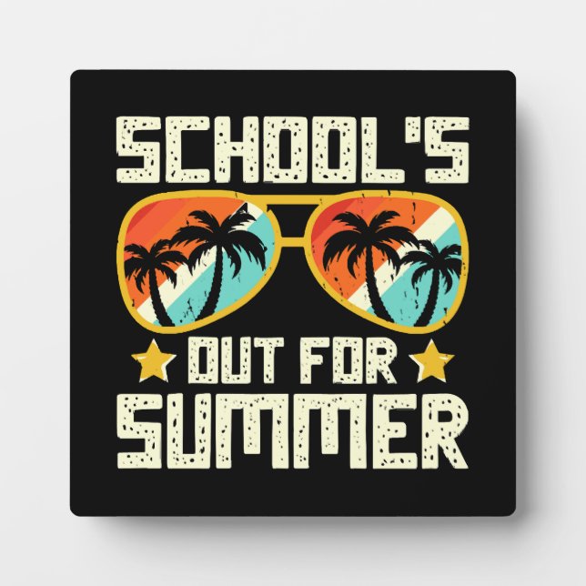Sommerliche Schule Fotoplatte (Vorderseite)