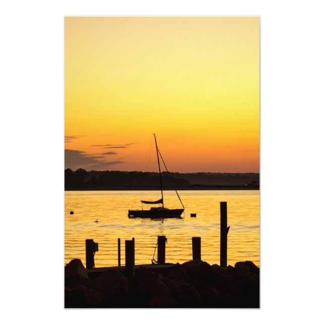 Sommerliche Silhouette Fotodruck (Vorne)