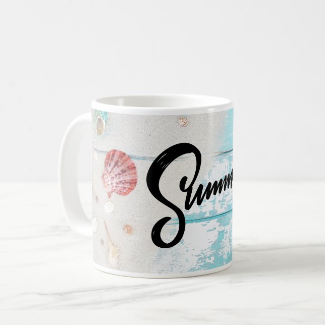 Sommerliche Sommer Tasse! Kaffeetasse (Vorderseite Links)