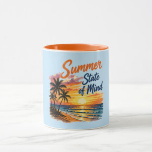 Sommerliche Stimmung Trendige Strand-Vibes Tasse