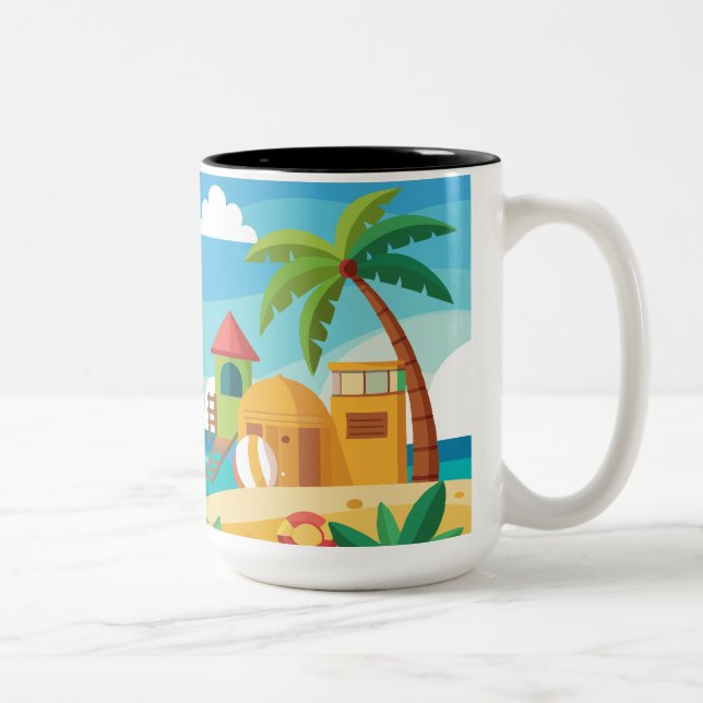 Sommerliche Tasse (Rechts)