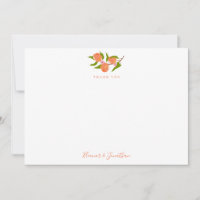 Sommerliche Vintage-Pfirsich-Frucht-Paare-Brautpar