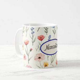 Sommerliche Wildblumen Kaffeetasse