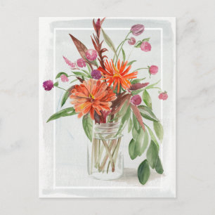 Sommerliche Wildblumen Postkarte