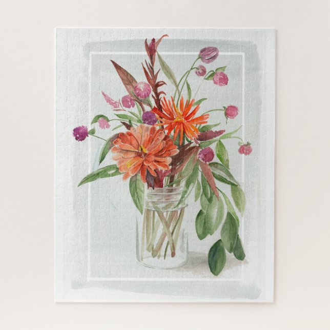 Sommerliche Wildblumen Puzzle (Vertikal)