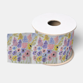 Sommerliche Wildblumen Ripsband
