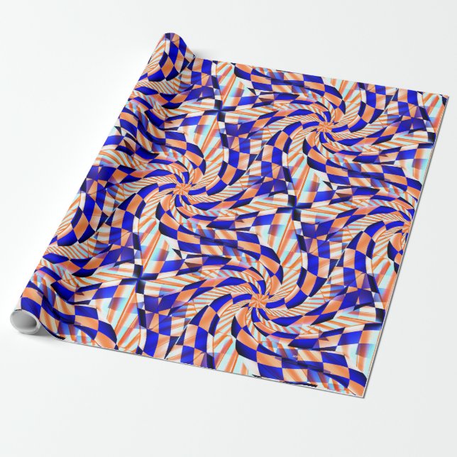 Sommerliche Wirbel.... Geschenkpapier (Ungerollt)