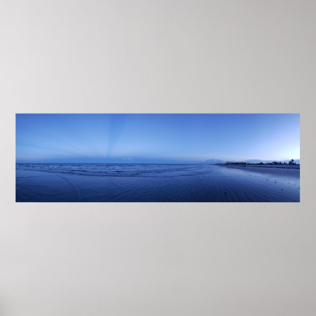 Sommerlicher Abend am Cape Canaveral, Florida Poster (Vorne)