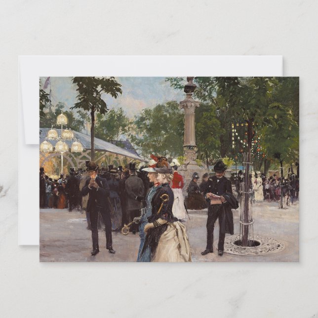 Sommerlicher Abend in Tivoli | Paul Fischer (Vorderseite)