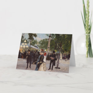 Sommerlicher Abend in Tivoli   Paul Fischer Karte