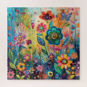 Sommerliches Fantasie-Puzzle Puzzle