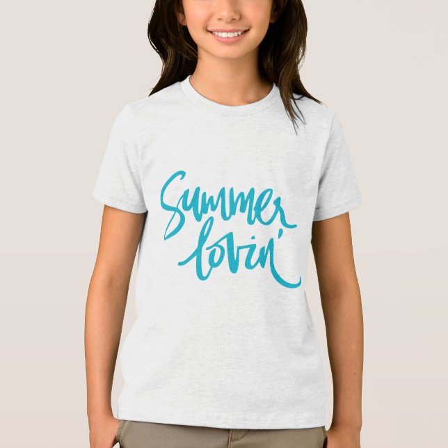 Sommerliebe Tri-Blend Shirt (Vorderseite)