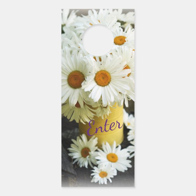 Sommermädchen Blume Türhänger Türanhänger (Vorderseite)