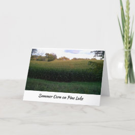 Sommermaisfeld auf South Drive, Pine Lake Karte