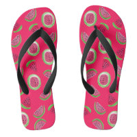 Sommermelodie: Watermelon Wasserfarben Flip Flops